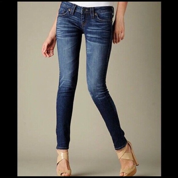 True Religion Denim - True Religion Hi-Rise Legging Stretch Skinny Jeans